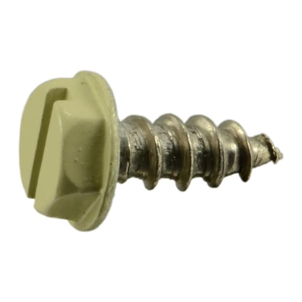 Midwest Fastener Sheet Metal Screw, #10 x 1/2 in, Painted 18-8 Stainless Steel Flange Hex Head 15 PK 71088 - main